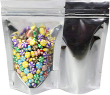 Load image into Gallery viewer, Stand Up Pouch Clear (front), Silver (back)
