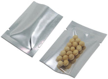 Load image into Gallery viewer, Mylar Bags Clear (front) & Aluminium Foil (back)