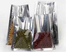 Load image into Gallery viewer, Mylar Bags Clear (front) & Aluminium Foil (back)